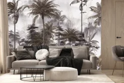Fototapeta: Palmy w tropikalnej dżungli egzotyczny krajobraz