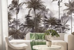 Fototapeta: Palmy w tropikalnej dżungli egzotyczny krajobraz