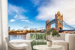 Fototapeta: Panorama z tower bridge i tamizą