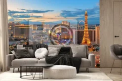 Fototapeta: Panoramiczny widok na las vegas