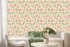 Fototapeta: Papryka z ogórkiem wśród innych warzyw