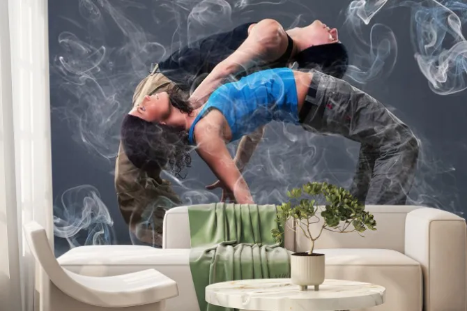 Fototapeta: Para taneczna pasja.