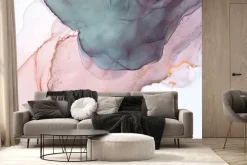 Fototapeta: Pastelowy malunek tuszem