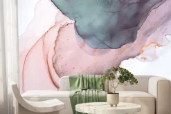 Fototapeta: Pastelowy malunek tuszem