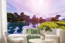 Fototapeta: Pejzaż minecraft