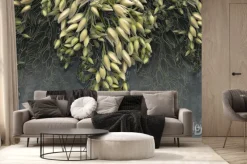 Fototapeta: Photo wallpaper, wallpaper, mural, engraving on the wall, in