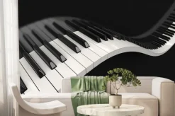 Fototapeta: Piano keys (clipping path included)