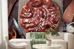 Fototapeta: Pie i naczynia kuchenne