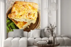 Fototapeta: Pie z kapustą i jaj