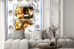 Fototapeta: Pieczęć z słynnej grupy the beatles