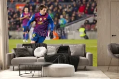 Fototapeta: Piłkarz lionel messi podczas meczu