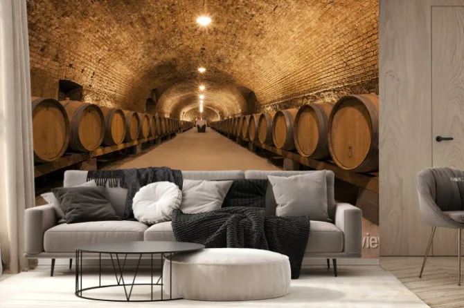 Fototapeta: Piwnica z winem