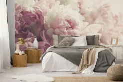 Fototapeta: Piwonie z bliska w stylu vintage