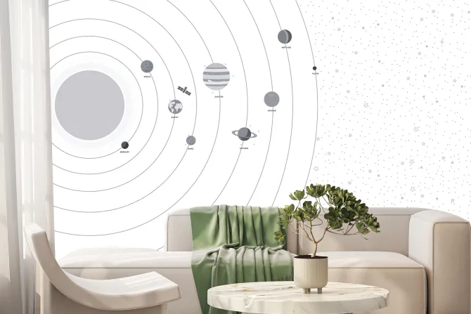 Fototapeta: Planety i gwiazdy układ słoneczny