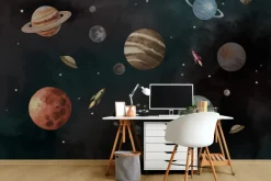 Fototapeta: Planety w kosmicznej galaktyce