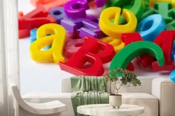 Fototapeta: Plastikowe litery alfabetu