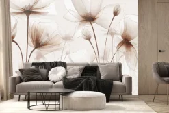 Fototapeta: Polne kwiaty w eleganckim stylu