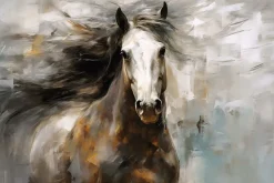 Fototapeta: Portret konia w stylu malunku
