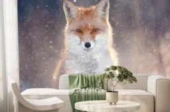 Fototapeta: Portret lisa w zimie