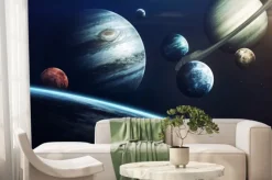 Fototapeta: Realistyczna wizualizacja planet układu słonecznego