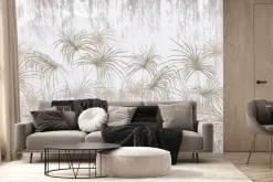 Fototapeta: Roślinny wzór liście