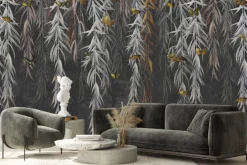 Fototapeta: Rośliny zwisające i motyle