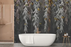 Fototapeta: Rośliny zwisające i motyle