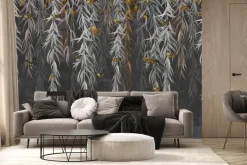 Fototapeta: Rośliny zwisające i motyle