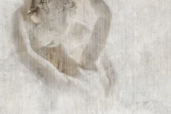 Fototapeta: Romantyczna abstrakcja pocałunek rzeźby z efektem betonu