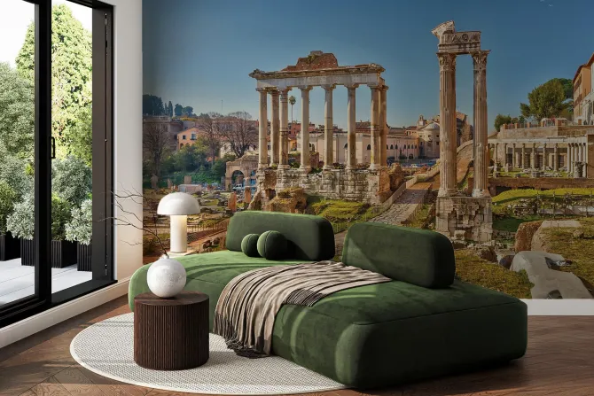 Fototapeta: Ruiny starożytnego koloseum w rzymie