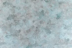 Fototapeta: Ryby na tle betonu w odcieniach niebieskiego