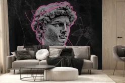 Fototapeta: Rzeźba greckiego boga w stylu pop art