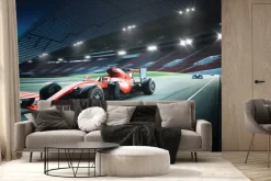 Fototapeta: Samochód wyścigowy na stadionie