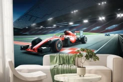 Fototapeta: Samochód wyścigowy na stadionie