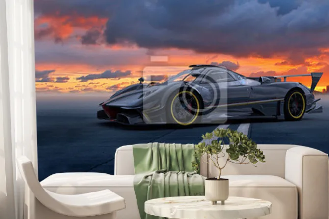 Fototapeta: Samochód wyścigowy na torze