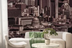 Fototapeta: San francisco cityscape in sepia tones.