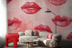 Fototapeta: Soczyste czerwone usta
