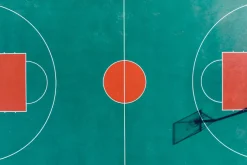 Fototapeta: Sportowe boisko do koszykówki