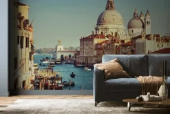 Fototapeta: Stara katedra santa maria della salute w wenecji