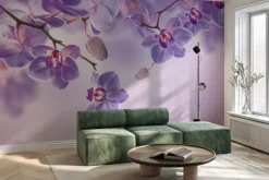 Fototapeta: Storczyki fioletowe zwisające z góry