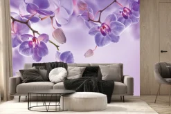 Fototapeta: Storczyki fioletowe zwisające z góry
