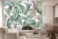 Fototapeta: Storczyki wśród bujnej roślinności