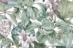 Fototapeta: Storczyki wśród bujnej roślinności