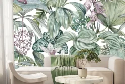 Fototapeta: Storczyki wśród bujnej roślinności