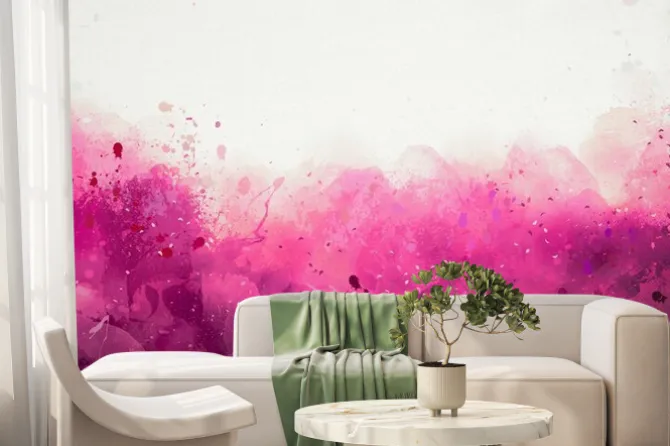 Fototapeta: Streszczenie akwarela rysunek na papierze obrazu