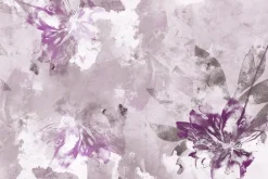 Fototapeta: Subtelne kwiaty w akwarelowej aranżacji