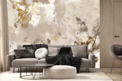 Fototapeta: Subtelne kwiaty w akwarelowej aranżacji