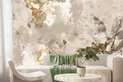 Fototapeta: Subtelne kwiaty w akwarelowej aranżacji