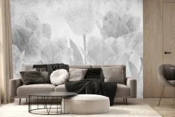 Fototapeta: Szara aranżacja tulipanów na betonie