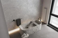 Fototapeta: Szare linie tworzące kształt okręgu